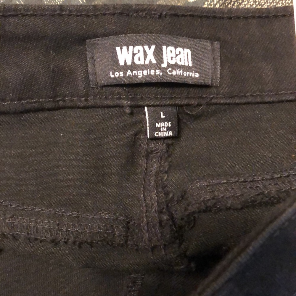 Wax Jean Black Denim Skirt - Picture 9 of 11
